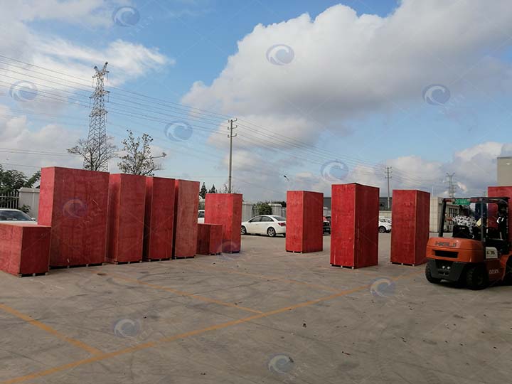 Planta de molino de arroz de 38td en el puerto