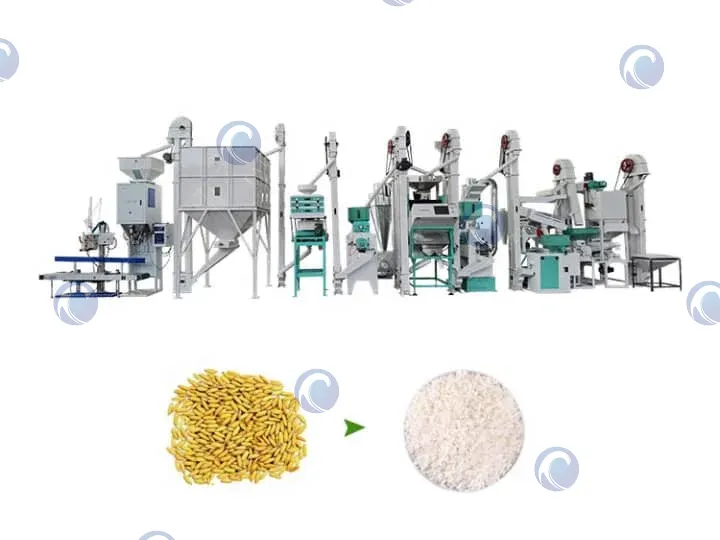 15TPD small scale rice milling machine plant