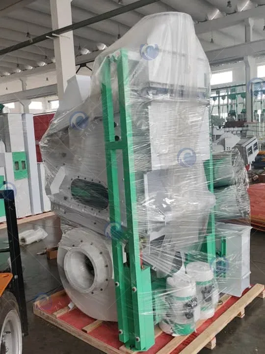 scratch-resistant packaging of compact rice milling machine