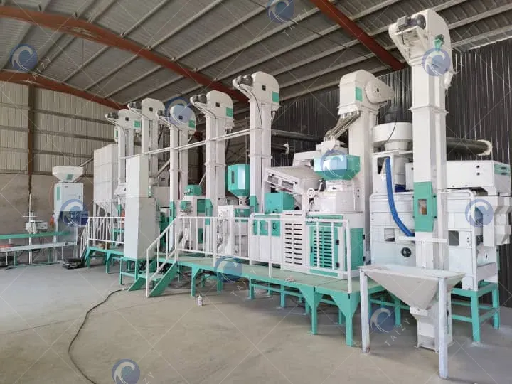 Opción 3: equipo de procesamiento de arroz de 25TPD