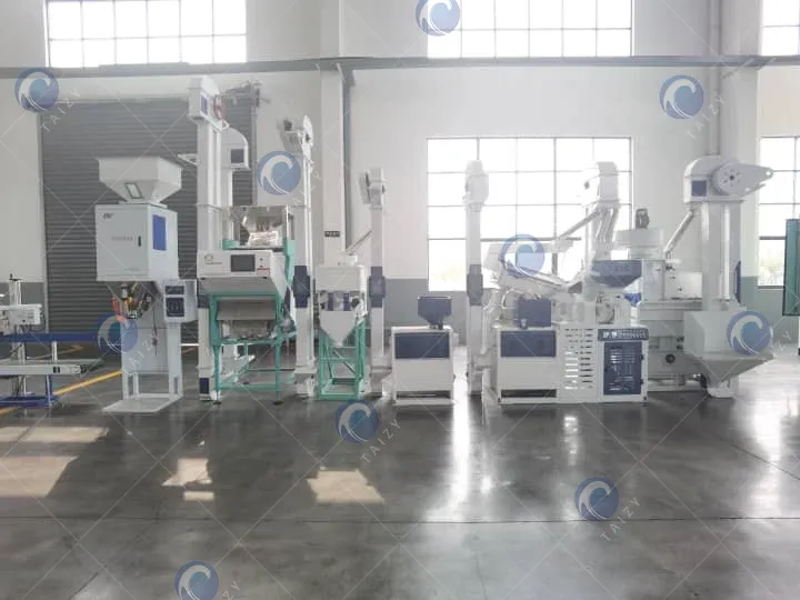 Opción 5: planta de molino de arroz totalmente automática