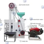 structure of rice milling machine