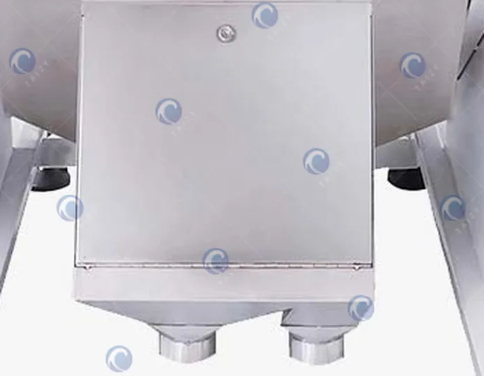 rice sorting rice outlet structure