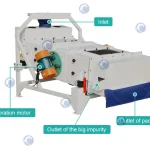 grain cleaning machine structure