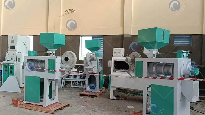 rice hulling machine for rice mill